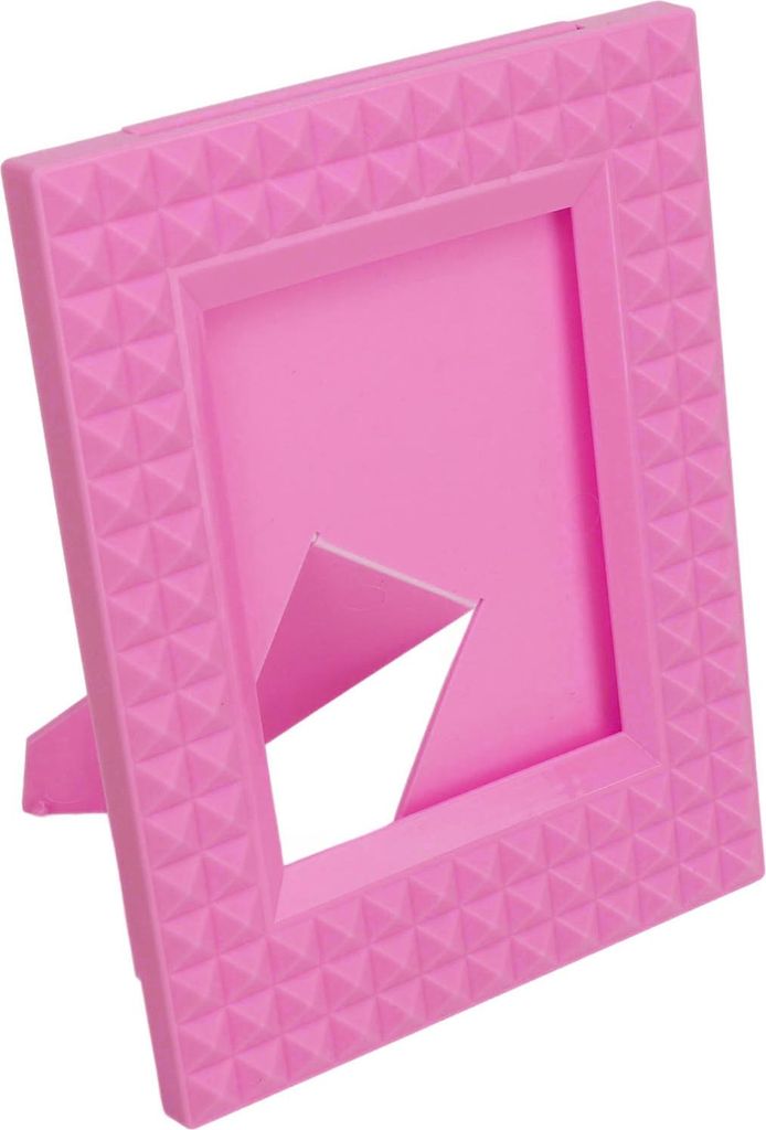 Mini-Fotorahmen 4,3 x 3,3 Zoll Bild für Desktop-Tisch Instant Instax 12 11 9 8 7 EVO Polaroid Rose Pink