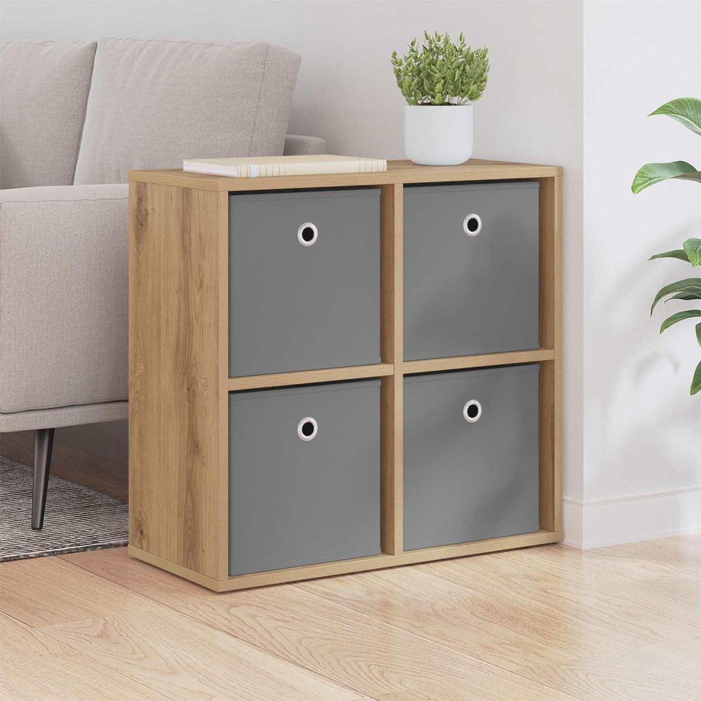 Maison Exclusive - Sideboard mit Schubladen Artisan-Eiche 59,5 x 27 x 57 cm