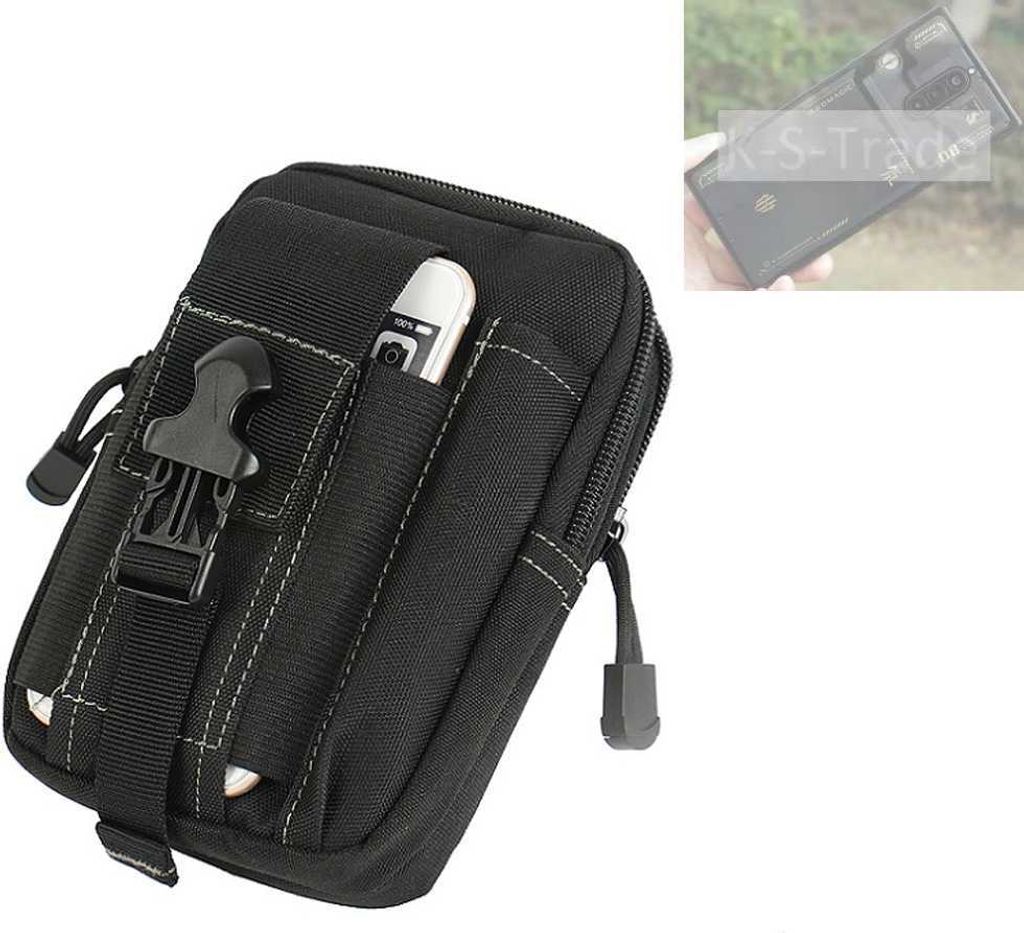 K-S-Trade Gürtel Tasche kompatibel mit nubia Red Magic 8 Pro+ Gürteltasche Holster Schutz Hülle Handy Hülle Smartphone outdoor Handy-Hülle