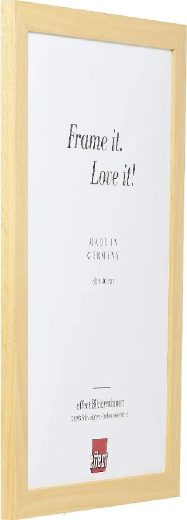 Cornice Quadrata 30x30 Legno Chiaro | Stile Minimal e Antiriflesso - 2