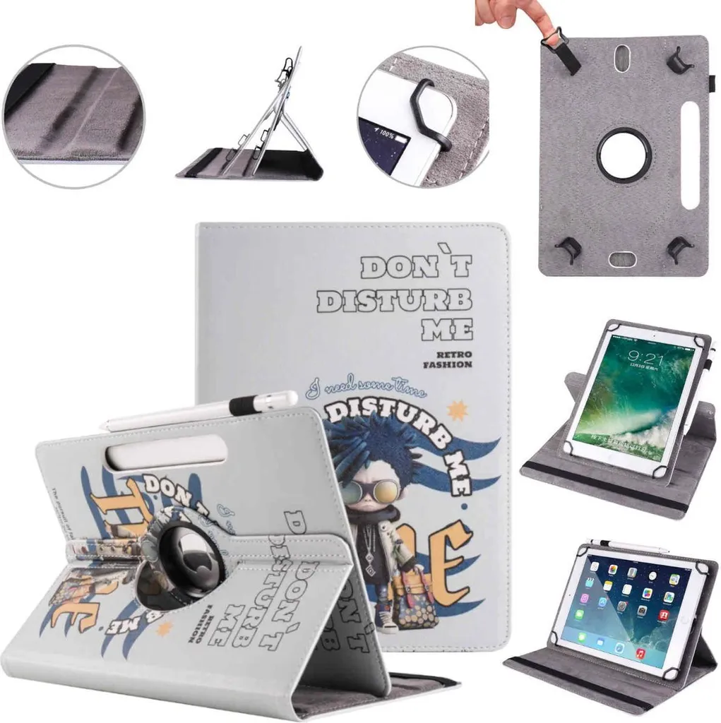 Per Samsung Galaxy Tab S6 Lite 2024 360 gradi motivo 1 tablet caso arte custodia in pelle copertura
