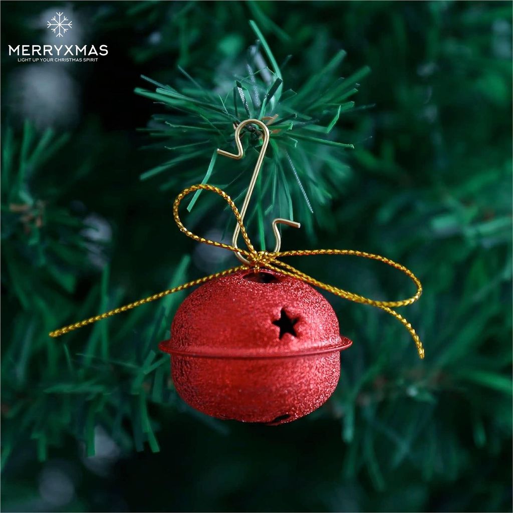40 Ganci A Forma Di Stella Per Albero Di Natale — Decorazioni Appendibili, Riutilizzabili, Per Feste
