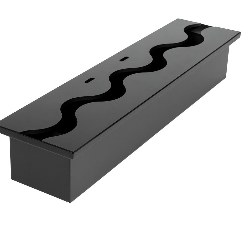 Brûleur bioéthanol Insert 95/450 avec ligne de feu en forme Image du produit 