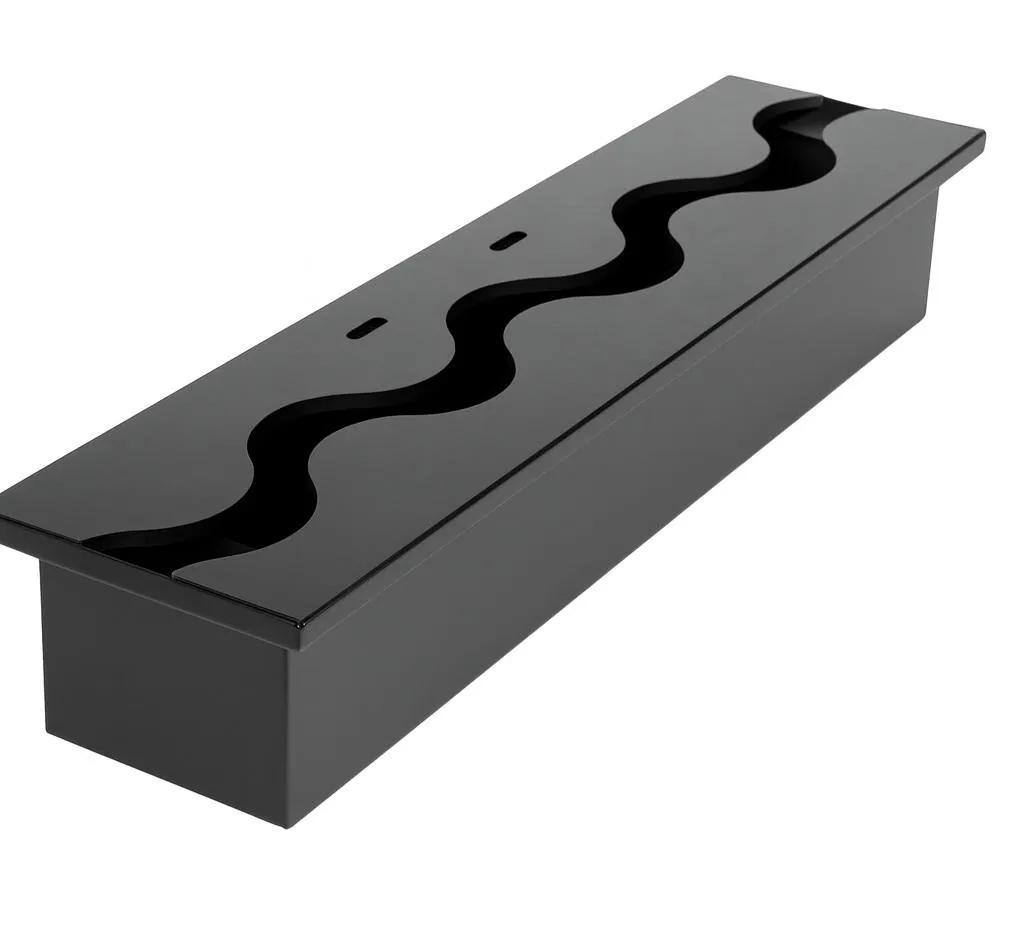 Brûleur Bioéthanol Insert 95/450 avec Ligne de Feu en Vague Design
