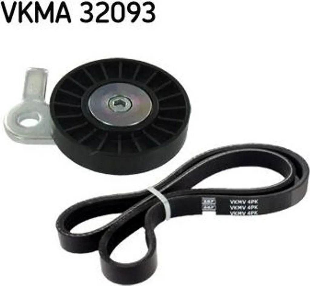 SKF VKMA 32093 Jeu de Courroies Trapézoïdales OE 46557129 pour Seicento