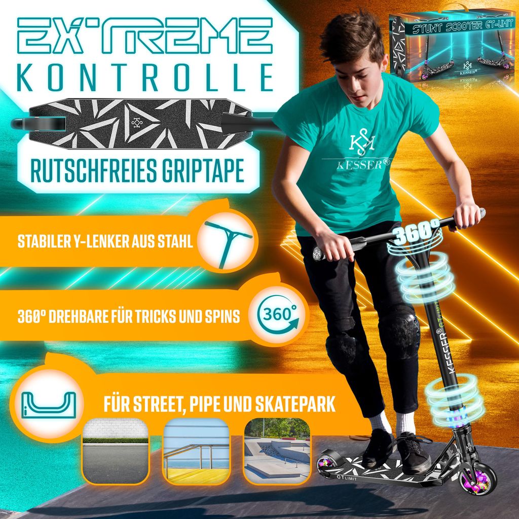 Story Stunt Scooter Beast | Hochleistungs ABEC 9 Ku Produktbild-Vorschau 12
