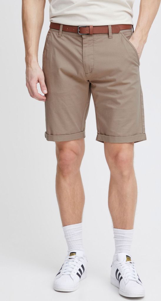 Solid SDMontijo Chino Shorts Bermuda kurze Hose mit Gürtel Stretch Eingriffstaschen Baumwollmischung Regular fit