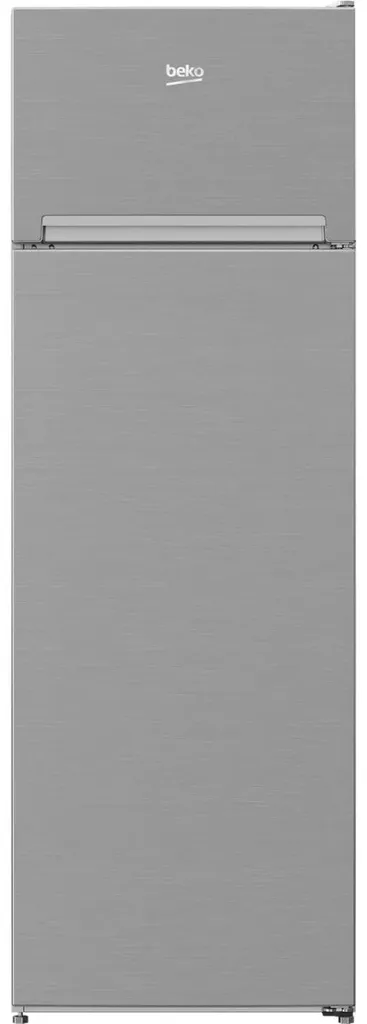 Réfrigérateur Congélateur Haut Beko 250 Litres Gris Acier H160cm 37dB