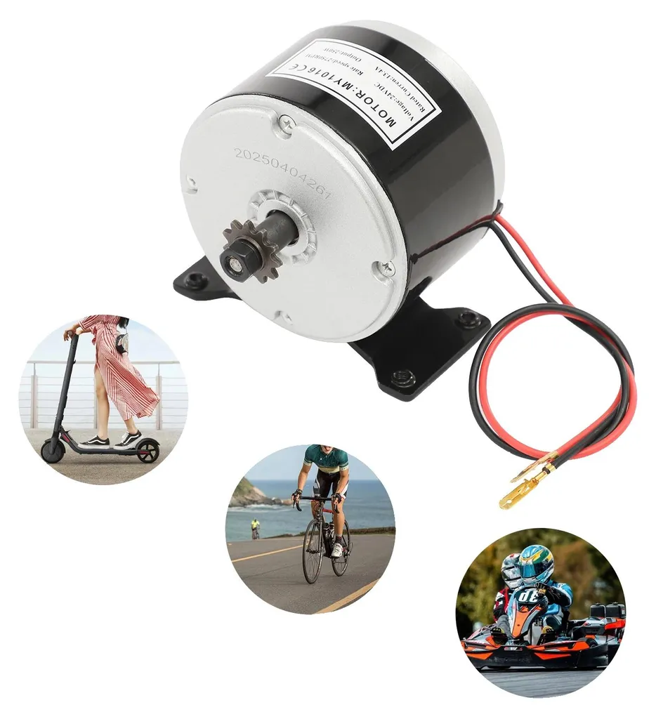 Moteur Électrique 24V 250W pour Réparer un Vélo Électrique en Panne