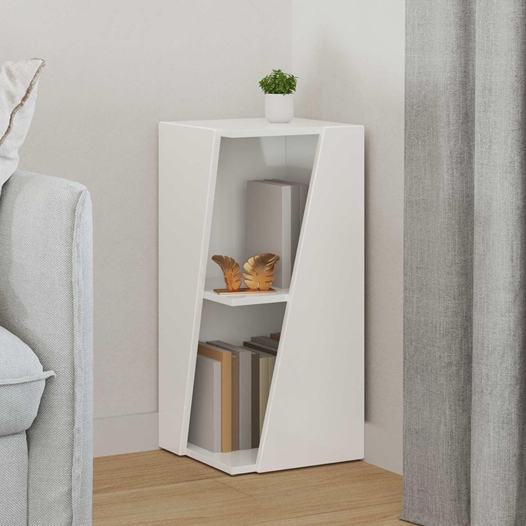 "2026 Aktion"Seitenregal - elegante Design - Mehrzweckschrank/Aktenschrank - Hochglanz Weiß 33x32x70,5cm Holzwerkstoff - Bücherregale Top5911790