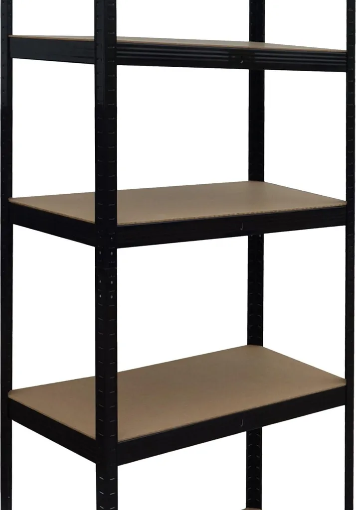 Rayonnage métallique utilitaire à 5 tablettes modulables pour garage - 6