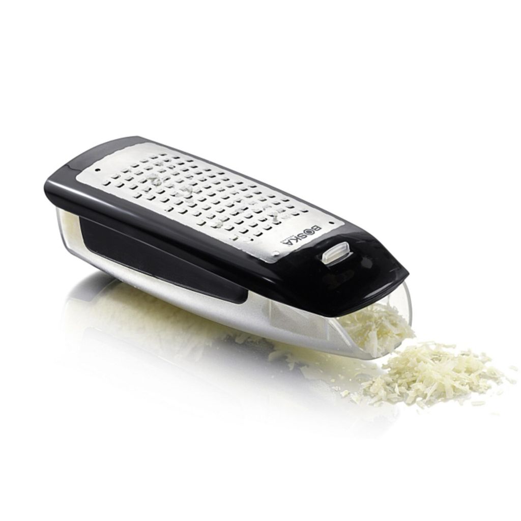 Boska Easy Grater, Hranaté struhadlo, Černá, Stříbrná, Obrázek produktu 