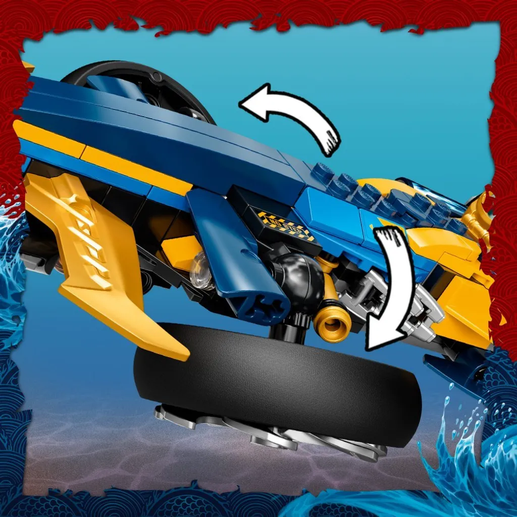 Speeder Sous-Marin Ninja 71752 LEGO avec 4 Figurines et Drone - 16