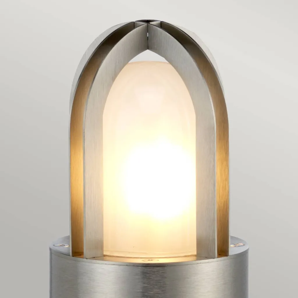 Borne extérieure inox E27 Paignton : Solution contre l'obscurité