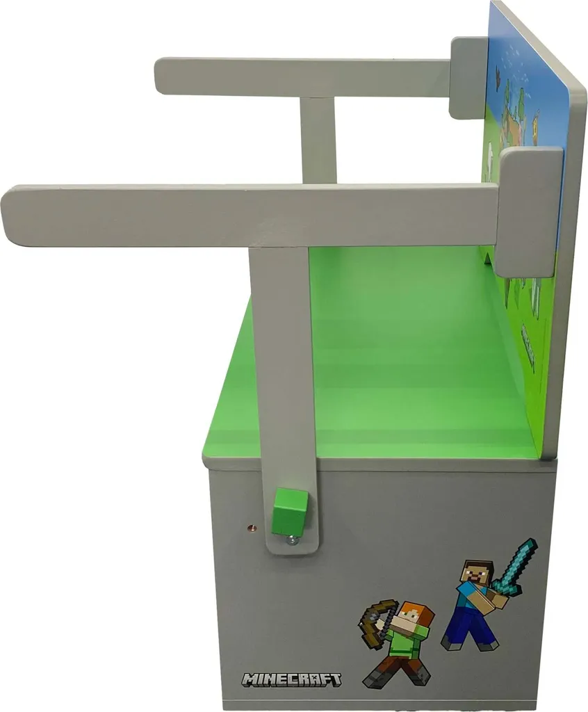 MINECRAFT Banc rabattable et table de jeu pour chambre d'enfant - 3