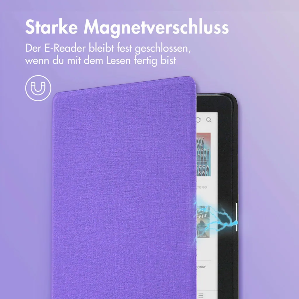 Recensione Custodia imoshion Canvas Viola per Kobo Clara Colour 2024 - 4