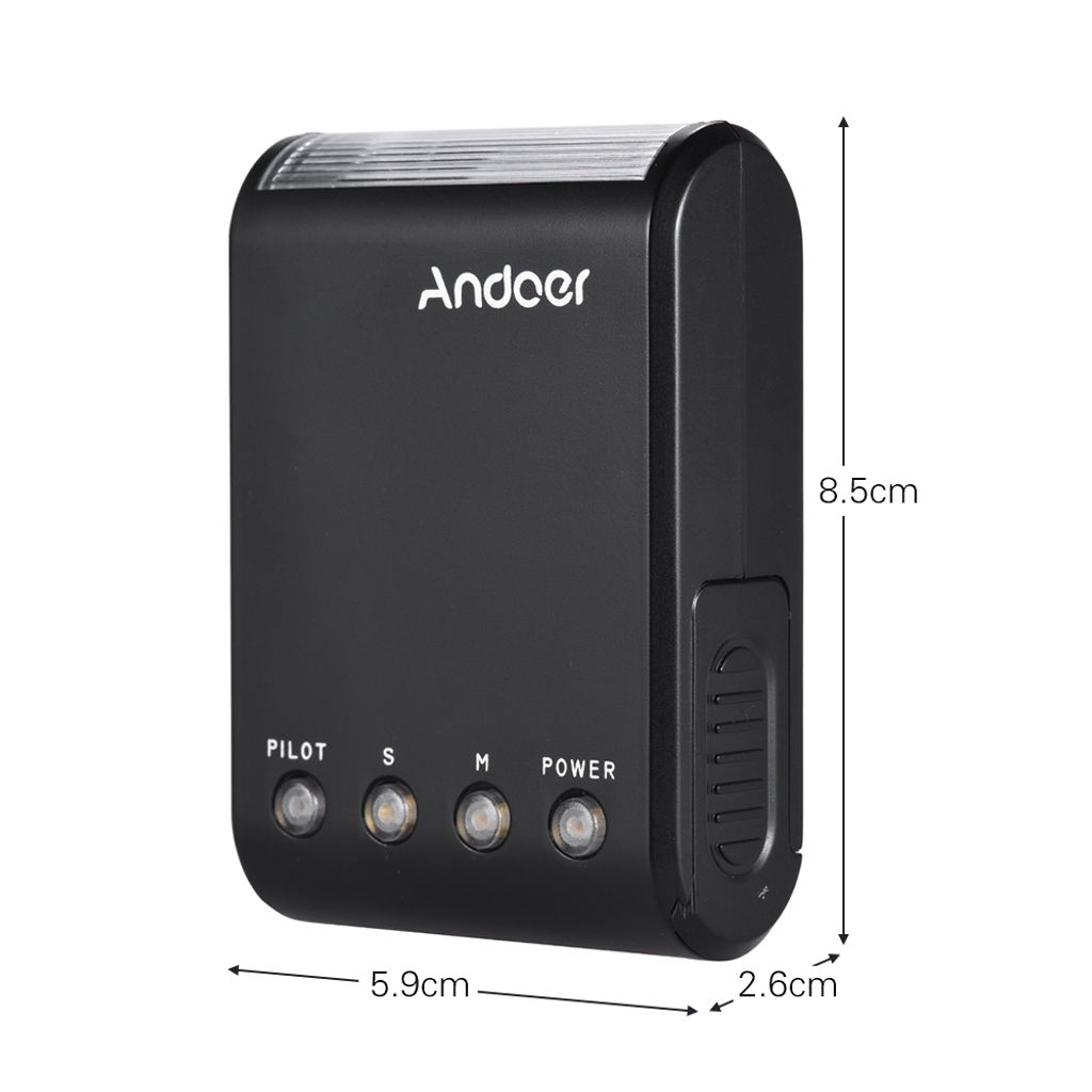 Andoer WS-25 Profesionální, přenosný mini digitální slave Obrázek produktu 4