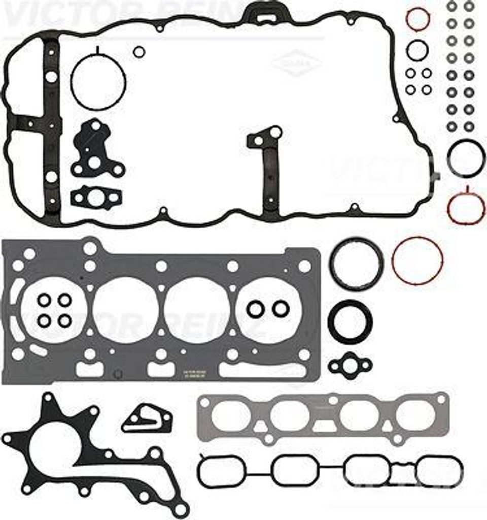 VICTOR REINZ 01-54030-01 Motordichtungssatz OE 0411147073 kompatibel mit Auris, Corolla, IQ, Urban Cruiser, Verso, Yaris, OPA, Avancier