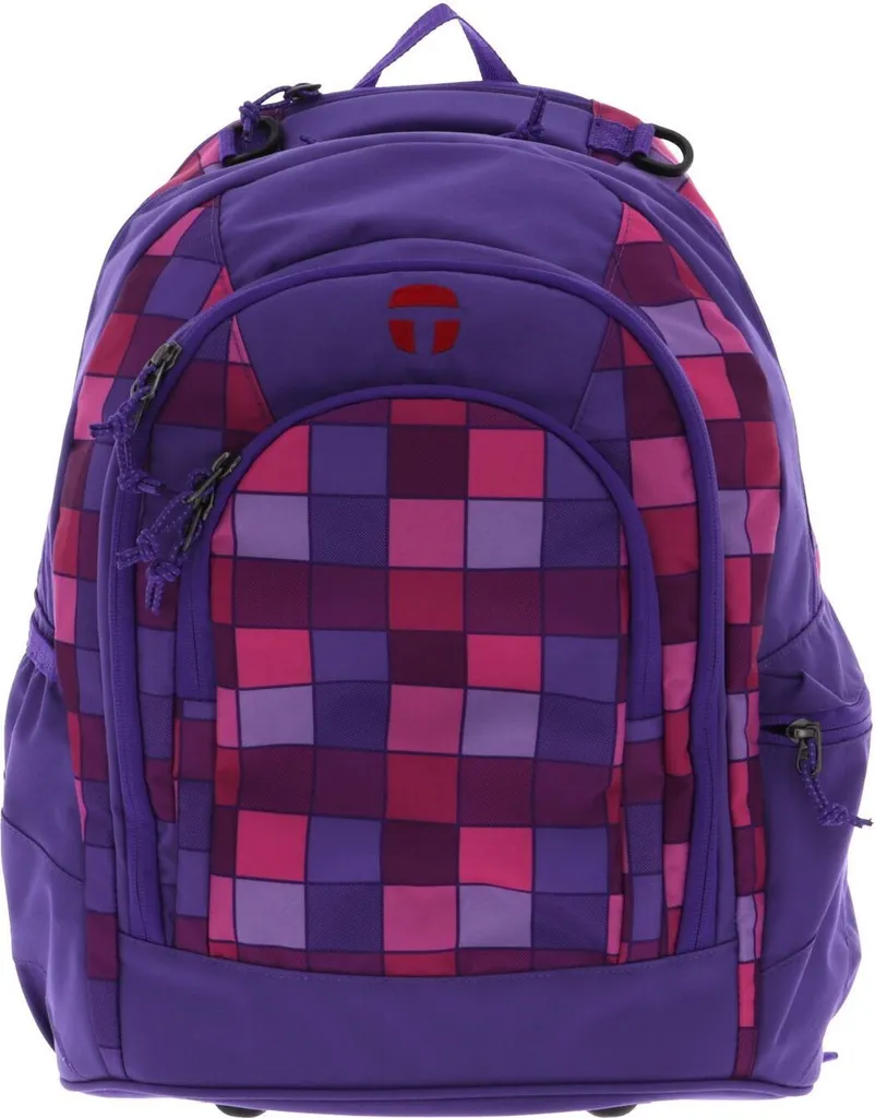 TAKE IT EASY zaino della scuola Berlin Schoolbag Mission porpora multicolore