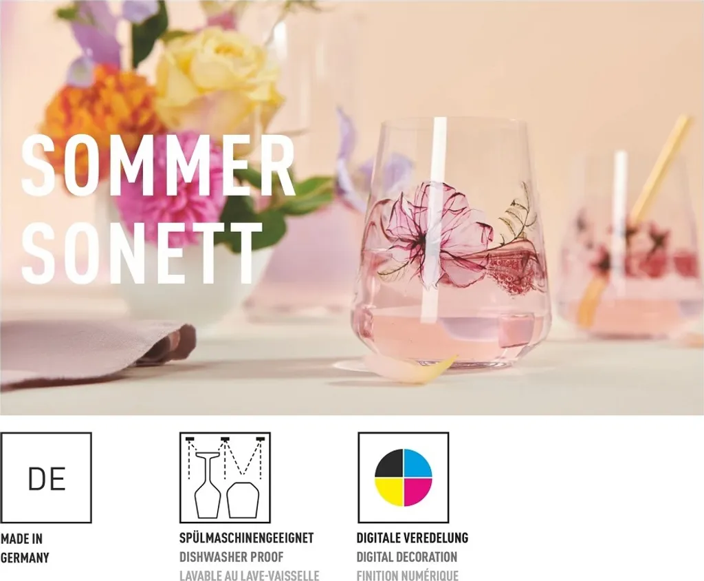 Magia delle Fiabe - Set 6 bicchieri con soggetto colorato | WD Lifestyle