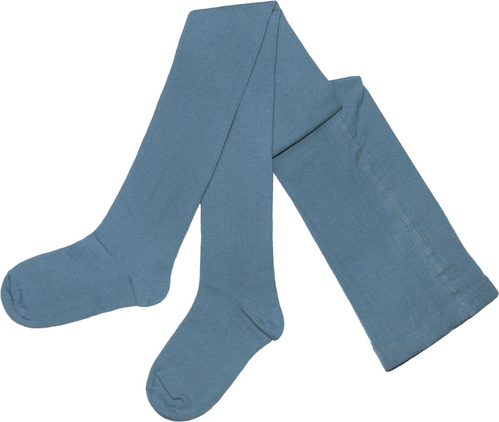 Damenstrumpfhosen aus Baumwolle UNI Klassisch Blaugrau Größe 36-38