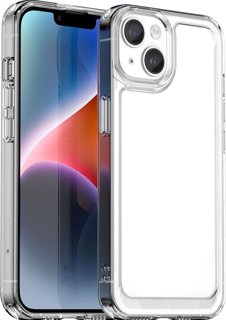 Mobigear Crystal Durchsichtig iPhone 15 Hülle Hardcase Backcover - Transparent