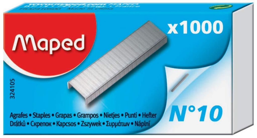 Maped 324105 Heftklammern Nr. 10 verzinkt Kleinpackung Image du produit 