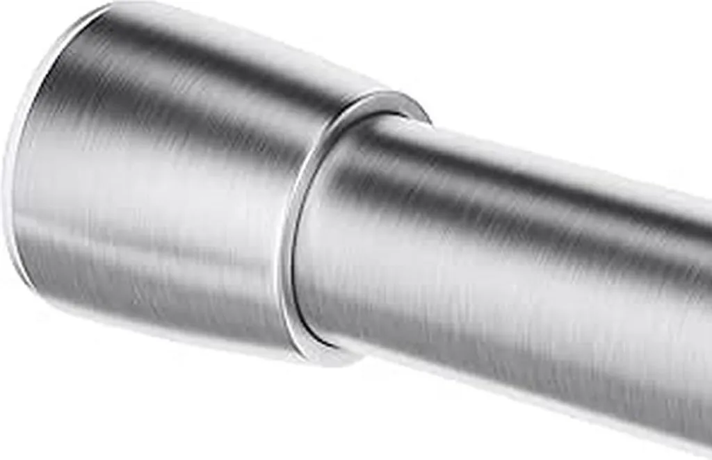 Barre de douche acier inoxydable ajustable et extensible sans trous muraux