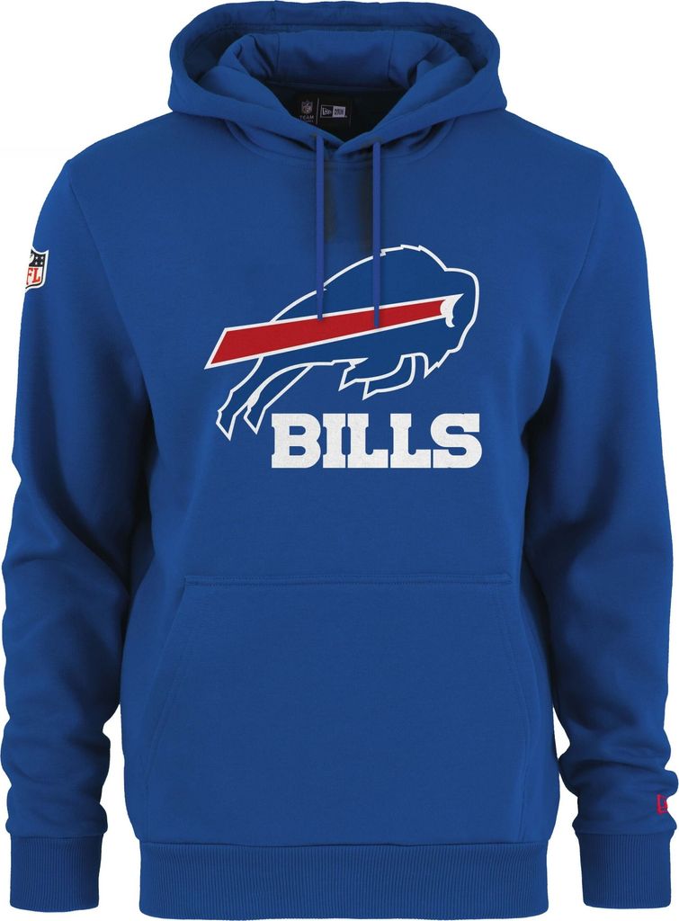 New Era - NFL Buffalo Bills Team Logo and Name Hoodie - Bills Blau : Bills Blau XXL Farbe: Bills Blau Größe: XXL