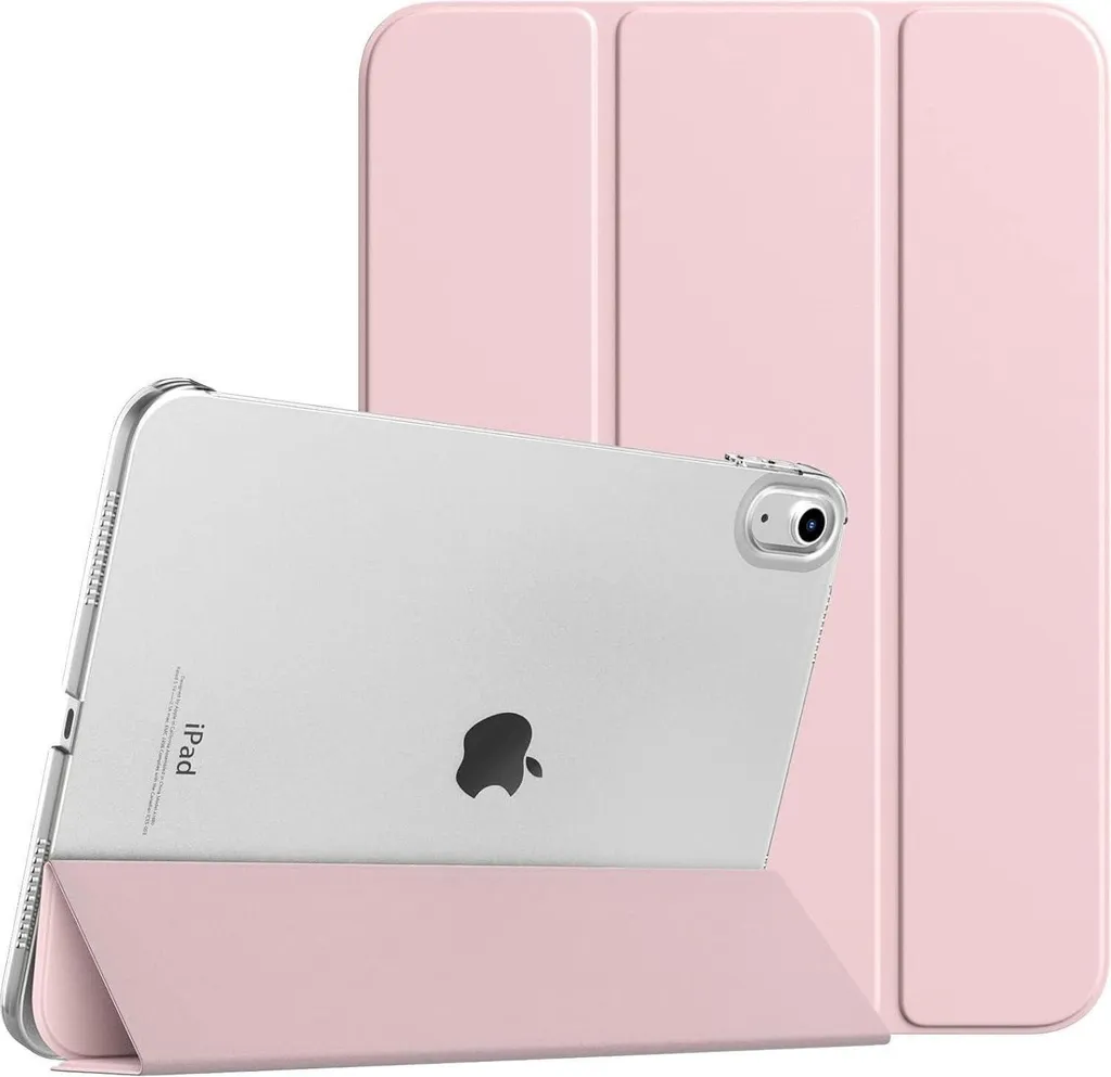 Étui iPad 10.9 pouces Smart Case Rose Clair avec Veille Automatique