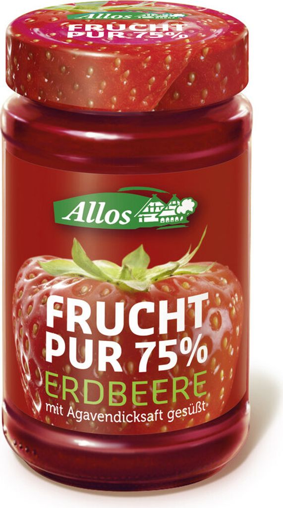 MUS TRUSKAWKOWY (75 % OWOCÓW)  250 g - ALLOS Produktbild 