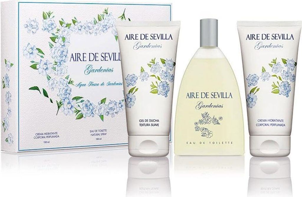 AIRE DE SEVILLA GARDENIAS COFFRET 150ML EDT Geschenk Set
