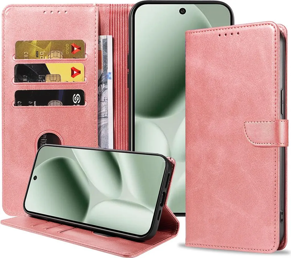 Custodia Slim Portafoglio Pixel 10 Pro XL Oro Rosa | Smartphonica