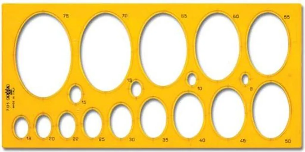 Règle plate graduée ARDA 7135 orange de 27 cm pour dessin et traçage