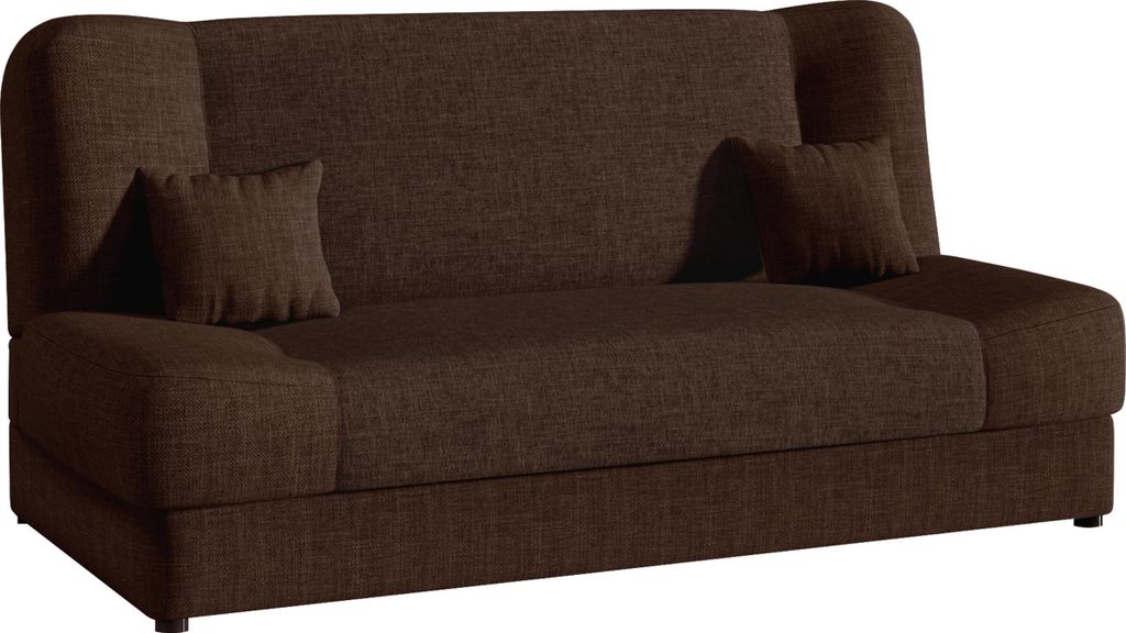 MIRJAN24 Schlafsofa Jonas, Stilvoll Polstersofa vom Hersteller, Sofa mit Bettkasten und Schlaffunktion (Lux 12)