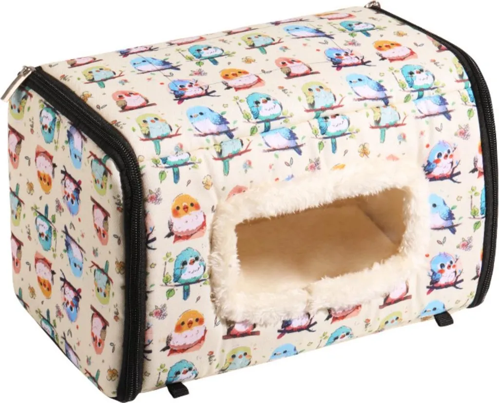 Abri douillet en coton pour oiseaux format XL idéal pour l'hiver INF