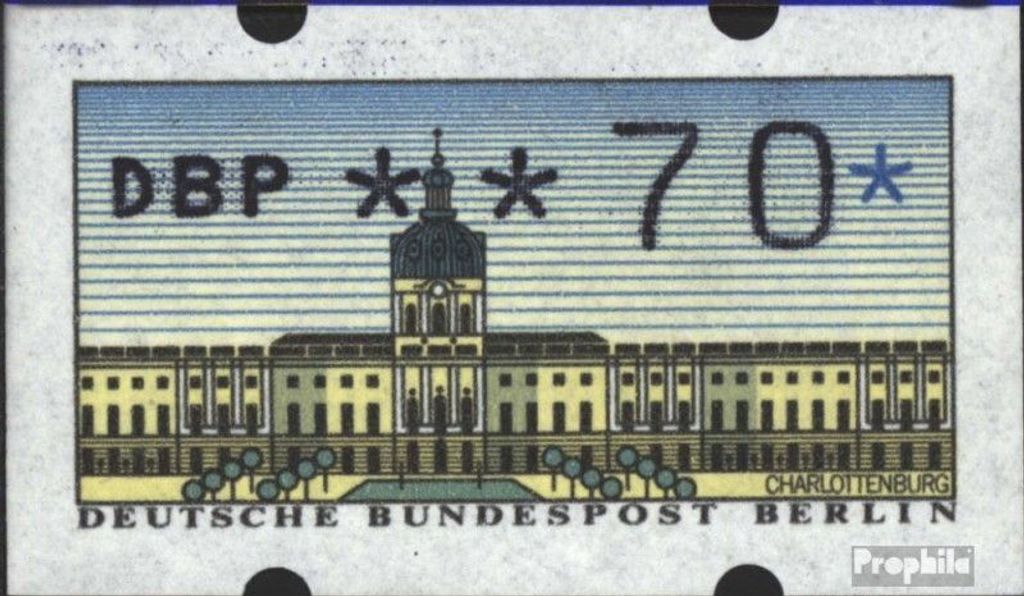 Briefmarken Berlin (West) 1987 Mi ATM1, 0.70 Nominale gestempelt Automatenmarken