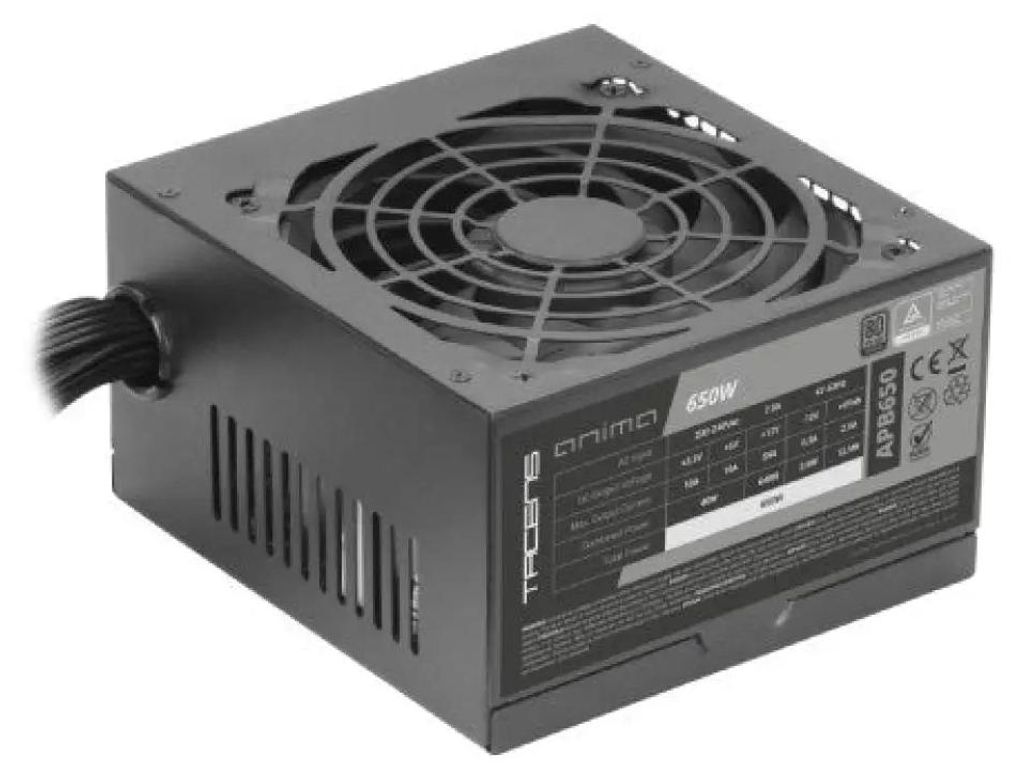 Tacens Anima APB650 Netzteil 650 W 24-pin ATX ATX Schwarz