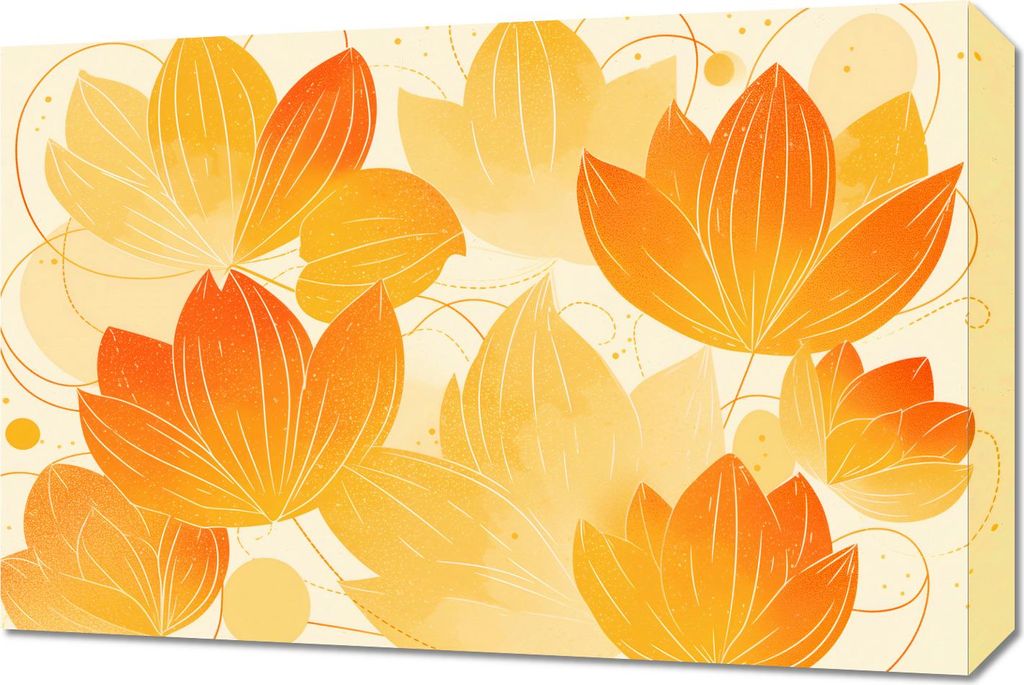 Bild 60x40cm Herbstliche Visualisierung