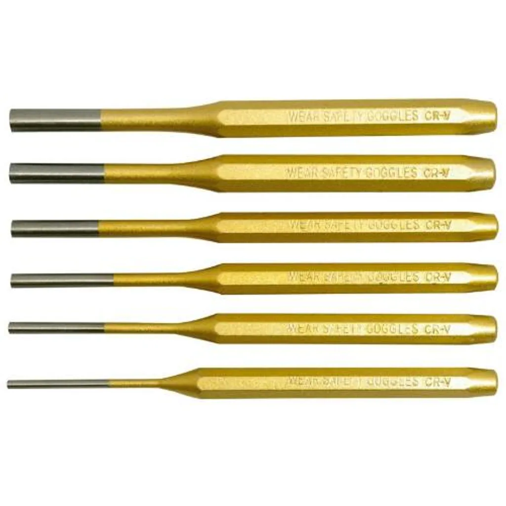 Set di punzoni FESTA CrV 6 pezzi 3, 4, 5, 6, 7, 8 mm