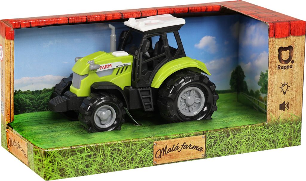 RAPPA Traktor mit Sound und Licht 10 cm Produktbild 