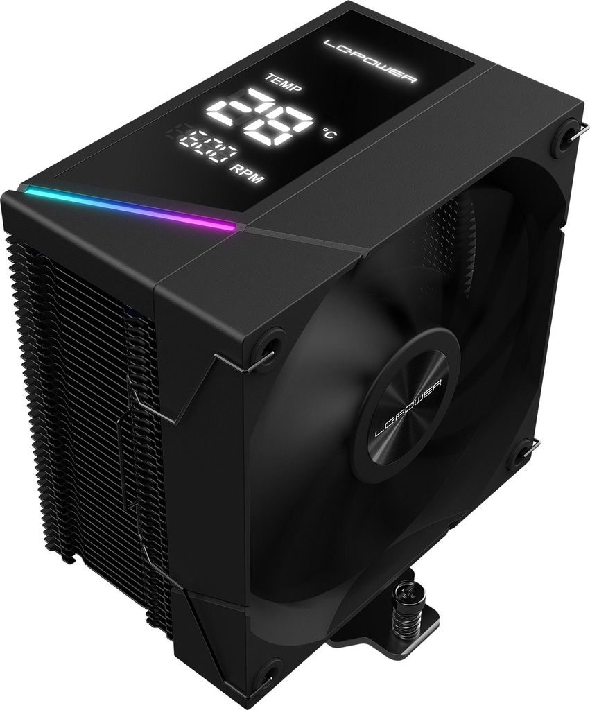 LC-Power LC-CC-120-DB6, Chłodnica powietrza, 12 cm, 600 Zdjęcie produktu 