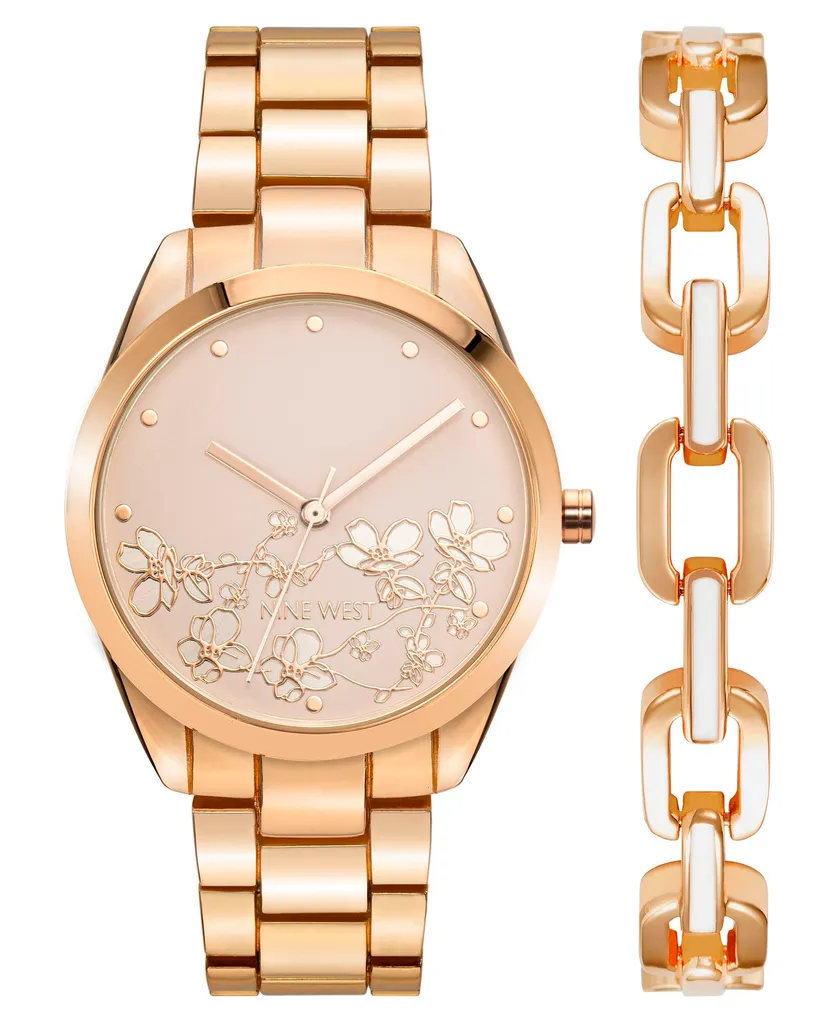Duo montre et bracelet NW/2790RGST : l'ensemble assorti prêt à porter