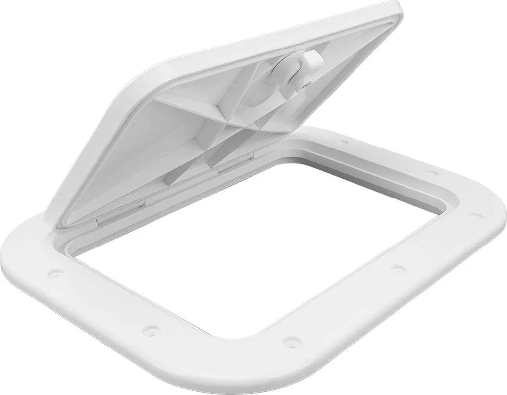 Trappe de pont anti-UV et anti-vieillissement en ABS blanc pour bateau