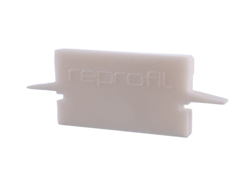 Deko-Light Profil Endkappe - Endkappe H-ET-01-15, Set 2 Stk, Kappe, Weiß, Kunststoff, Deko-Light, 1 g, 30 mm