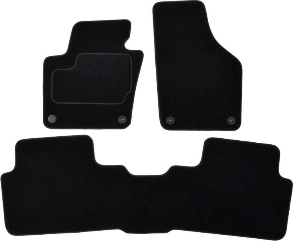 MAMMOOTH Fußmatten Set Autoteppiche für SEAT Alhambra (710, 711) Vorne+Hinten