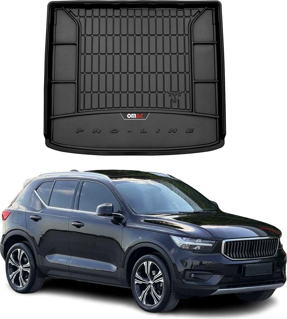 OMAC Gummi Kofferraumwanne für Volvo XC40 2017-2025 TPE Laderaumwanne Schwarz