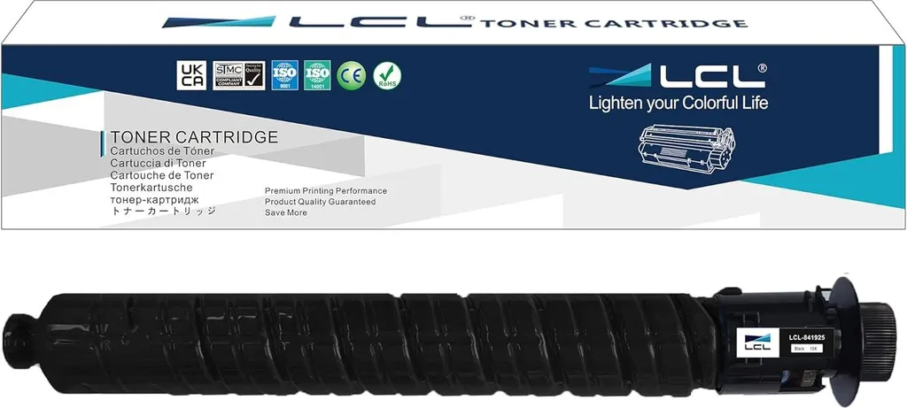 Toner Noir Compatible LCL 841925 Grande Capacité pour Ricoh MP C2503