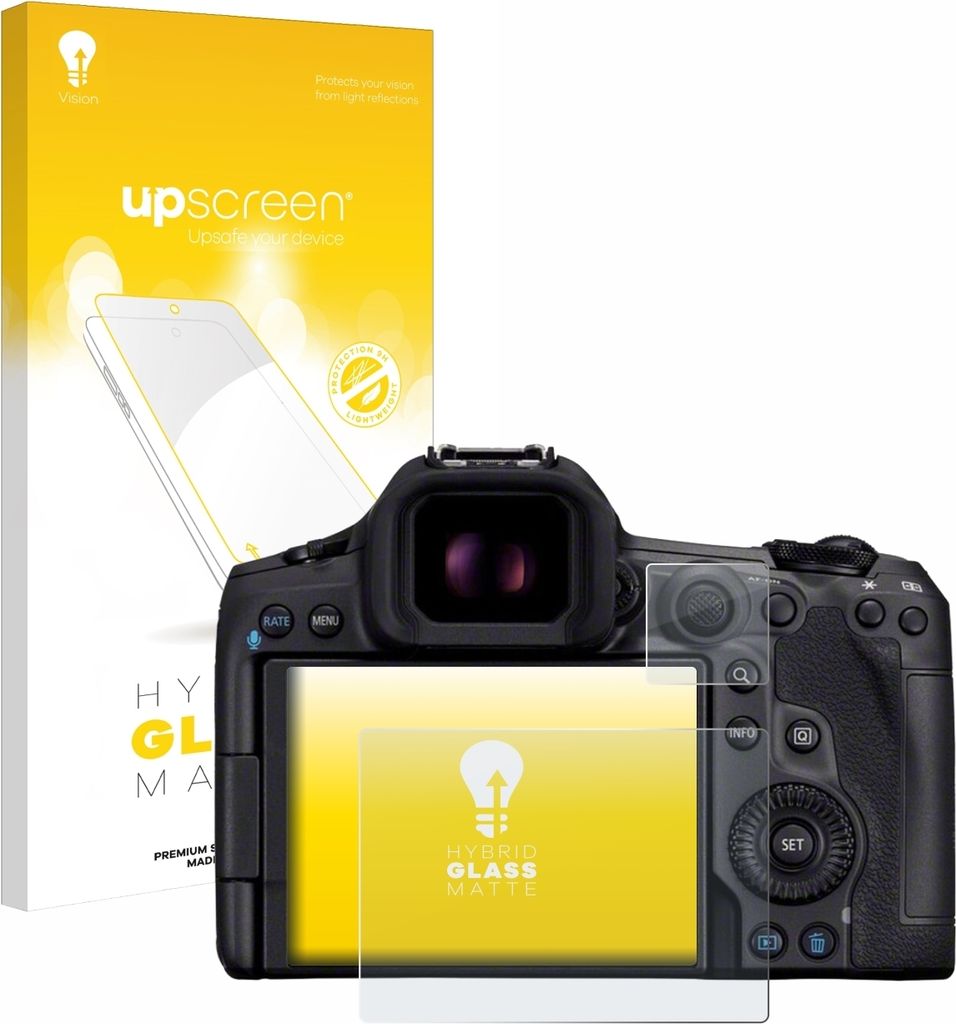 upscreen Entspiegelungs Schutzglas für Canon EOS R5 Mark II Schutzfolie Panzer Folie Glas Display Schutz matt