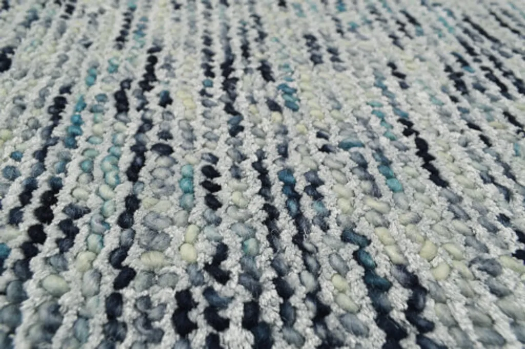 Tapis bleu glacier Écosse 160x230 cm - Finition premium et soyeuse